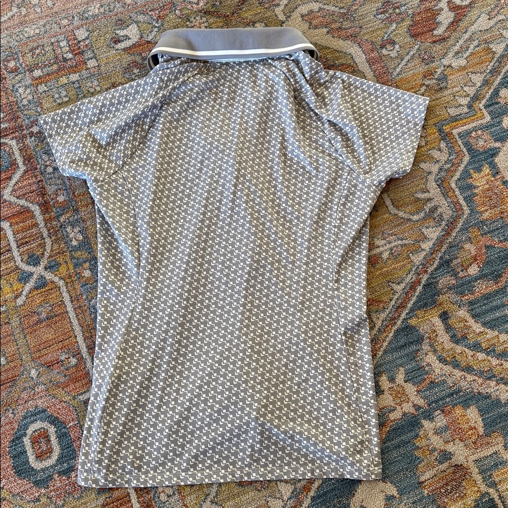 Ralph Lauren Gray Patterned Button Down Shirt - image 3